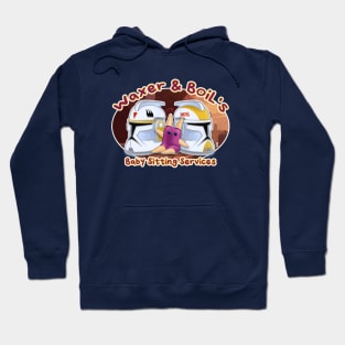 Waxer & Boil's Baby Sitting Services Hoodie